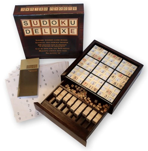 Wooden Deluxe Sudoku Board Game