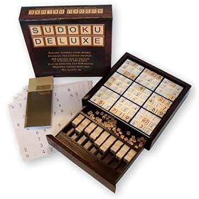 Wooden Deluxe Sudoku Board Game by 318 Manufacturing Inc
