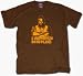 Mr. T Mister T TV Show Series I Ain't Getting On No Plane! Adult Brown T-shirt Tee Sh...