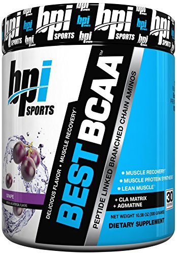 Bpi sports best bcaa powder, grape, 10.58 ounce