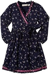 Toddler Long Sleeves Wrap  Dress