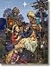 Wise Men at Manager Religious Advent Calendar with Christmas Prayer Holy Pamphlet