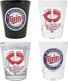 Minnesota Twins 3D Logo Shot Glass Set
