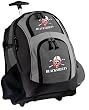 Nebraska Blackshirts Rolling Backpack Deluxe Gray University of Nebraska - Our Best Backpacks Bags with Wheels or School Trolley Bags Carry-Ons - Unique Gifts
