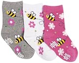 Tic Tac Toe Baby-girls Newborn Bumble Bee Graphic Socks
