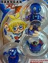 Bakugan Vestoria Translucent Aquos Brawler Preyas with element -attribute- change, Preyas II Diablo, Elfin with element -attribute- change Including 3 Ability & Gate Cards