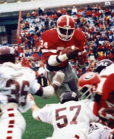 HERSCHEL WALKER GEORGIA BULLDOGS 8X10 SPORTS ACTION PHOTO (2)