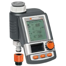 Buy Gardena 1866 Premium 6-Cycle Digital Solar Powered Water Timer Computer C 1060... by Gardena now!