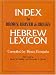 Index To Brown Driver and Briggs Hebrew Lexicon