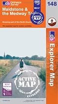 Maidstone and the Medway Towns (OS Explorer Map Active)