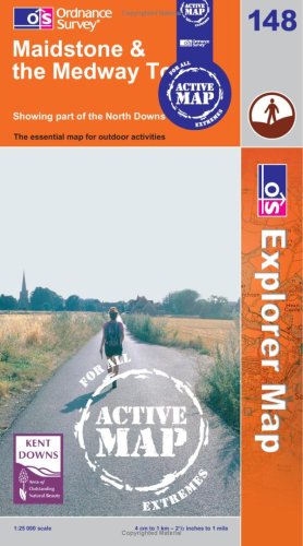 Maidstone and the Medway Towns (OS Explorer Map Active)