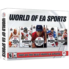 The World of EA Sports (NBA Live 2004, Madden 2004, Tiger Woods PGA Tour 2004, NHL 2004, Nascar Thunder 2004): Video Games