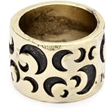 wood o-rings Low Luv by Erin Wasson Gold Cigar Band