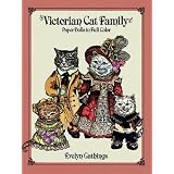Victorian Cat Family Paper Dolls in Full Color