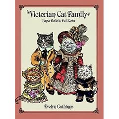 【クリックでお店のこの商品のページへ】Victorian Cat Family Paper Dolls in Full Color [ペーパーバック]