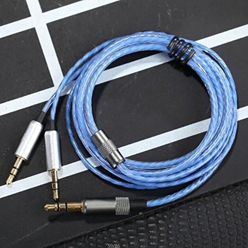OFC Upgrade Audio Cable Cord Line Lead for Sol Republic Master Tracks HD V8 V10 V12 X3 Headphone Blue
