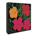Flowers, 1964 Pop Art - Red/ Yellow/ Pink (24x24")