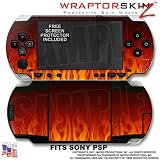 Sony PSP (original) Skin - Fire WraptorSkinzTM Kit by TuneTattoozTM