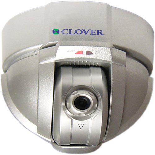 Clover Electronics CNPT-1 Clover Pan-Tilt Networking Color Security Camera - Small Silver.