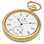 Charles-Hubert, Paris Gold-Plated Open Face Mechanical Pocket Watch