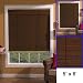 Lewis Hyman 0108119 Fruitwood Imperial Matchstick Bamboo Roll-Up w/6" Valance. 60" W x 72" L