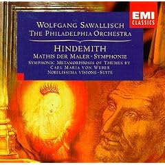 Hindemith: Symphonic Metamorphosis; Nobilissima Visone; Mathis der Maler