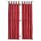 Tadpoles Basic Solid Red 2-pc. Set  63" Curtain Panels