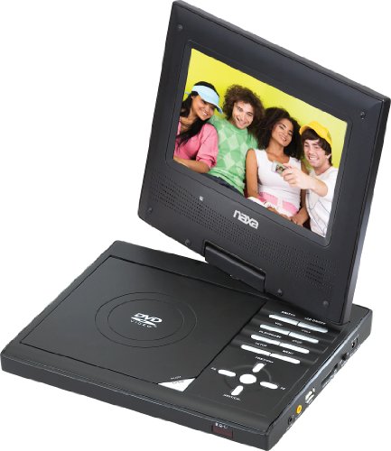 NAXA 9 TFT LCD Swivel Screen Portable DVD Player with Built-in Digital TV Tuner and USB/SD/MMC Inputs (NPDT-951)