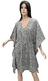 Eye Catching Animal Skin Printed Plus Size Kaftan Caftan Beach Cover up Tunic Valentine's day gift