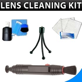 Lenspen + 5Pcs Deluxe Cleaning Kit For Canon EOS Rebel T3i (1100D), T3, T2i (550D), T1i (500D) Digital SLR Camera