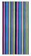 Chelmsford Multi Stripe by Cotton Craft - Terry Jacquard Beach Towel 30x60 - 400 grams 100% Pure Ringspun Cotton - Brilliant intense vibrant colors - Highly absorbent easy care machine wash - Use for picnic poolside or as a colorful bath towel