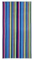 Chelmsford Multi Stripe by Cotton Craft - Terry Jacquard Beach Towel 30x60 - 400 grams 100% Pure Ringspun Cotton - Brilliant intense vibrant colors - Highly absorbent easy care machine wash - Use for picnic poolside or as a colorful bath towel