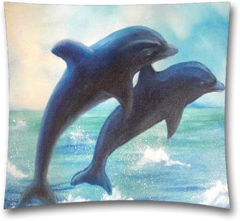 NFL Throw Pillow Cushion Covers, Miami Dolphins Square Decorative Throw Pillowcases, Pure Cotton, Bedding, Sofa, Couch, Size: 18x18 inches (45x45 cm) Ball Game Theme 2308