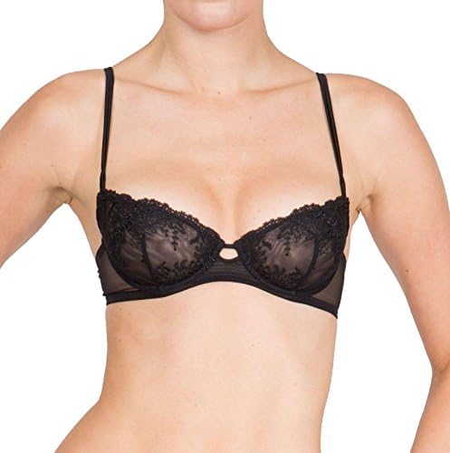 La Perla Silver Primula Balconette Bra (906276) Black (34D)