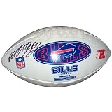 Willis McGahee Autographed Buffalo Bills Logo Football