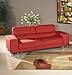 Modern All Micro Fiber Sofa by Chintaly Imports - Chrome (BAYVIEW-SF)