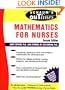 Schaum's Outline of Mathematics for Nurses