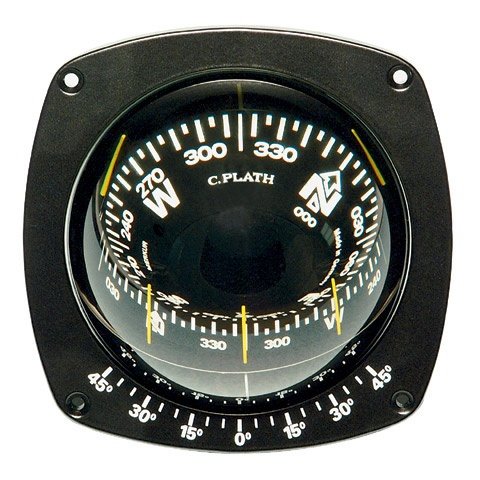 SportingGoods: C. Plath Merkur VZF High Speed Fixed Mount Boat Compass  Black 