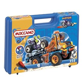Rescue Truck & P.D. Car with Case (Motorised)