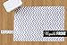 Diaper Changing Mat - Waterproof, Wipeable & Washable - Baby & Toddler (GREY CHEVRON)