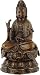 Seated Kuan-Yin, Bronze Statue, 6.5"H