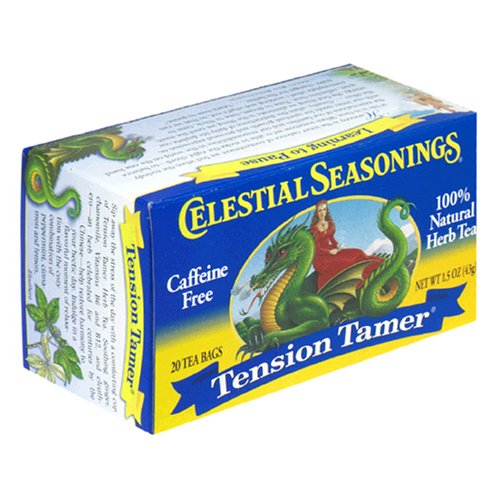 Celestial Seasonings Herb Tea, Tension Tamer, Tea Bags, 20-Count Boxes (Pack of 6) by Celestial Seasonings