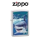 Zippo Guy Harvey Shark,Brushed Chrome