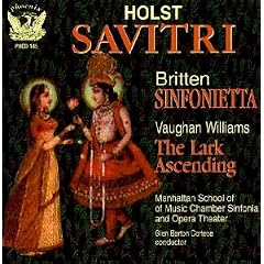Vaughan Williams: Lark Ascending; Britten: Sinfonietta; Holst: Savitri