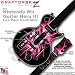 Lightning Pink Skin by WraptorSkinz TM fits Nintendo Wii Guitar Hero III (3) Les Paul Controller (GUITAR NOT INCLUDED)