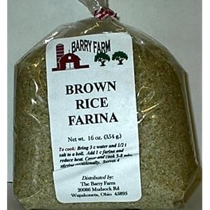 Brown Rice Farina, 1 lb. by Barry Farm