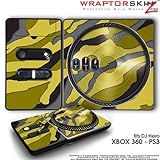 DJ Hero Skin Camouflage Yellow fit XBOX 360 and PS3 (DJ HERO NOT INCLUDED)