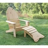 Fish Adirondack Chair and Ottoman