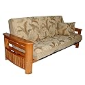 Portofino Futon Sofa Frame - Honey Oak