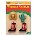 Western Cakes Candles - Cowboy Boots, A Hat AND A Cactus